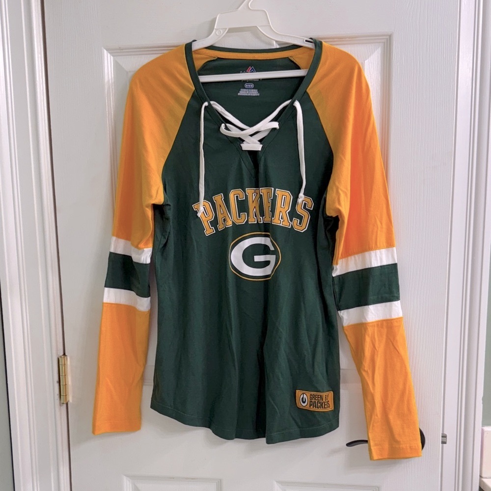 🏈Majestic Wms Green Bay Packes Shirt